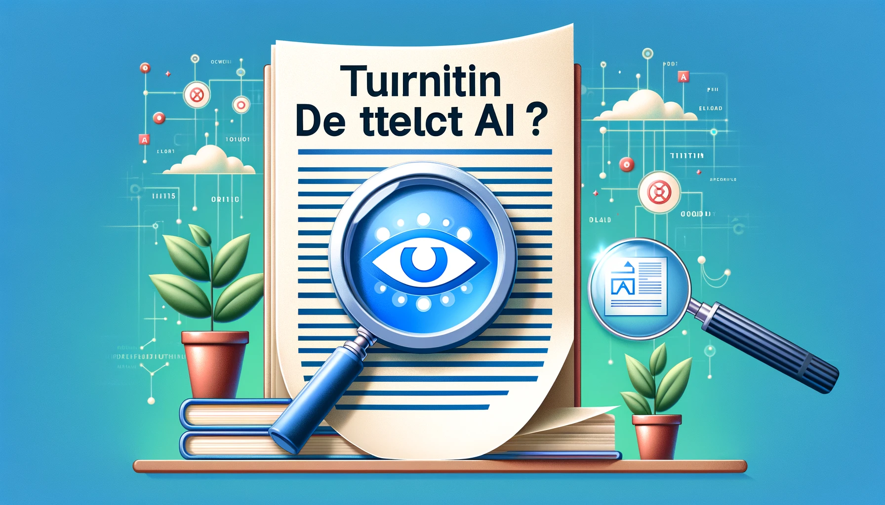 Featured image of an article on Does Turnitin Detect AI