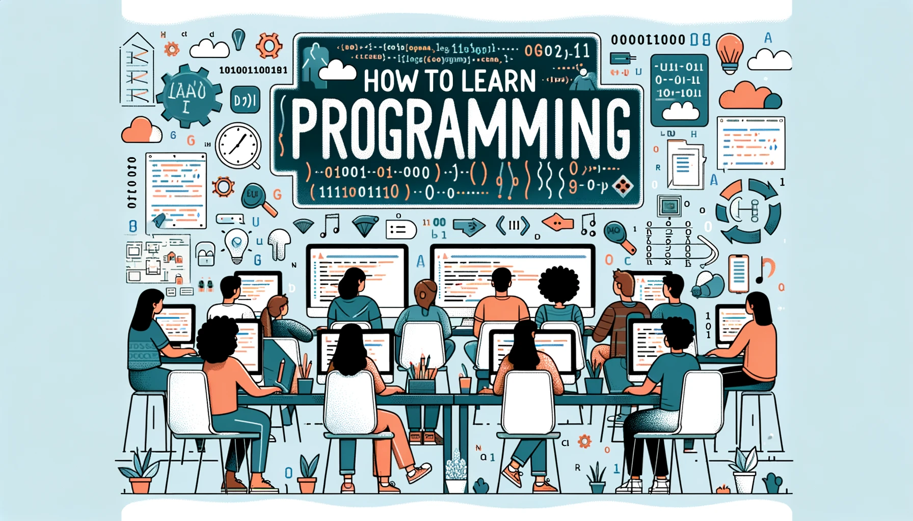 featured image of an artical how to learn programming